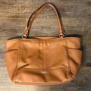 Coach Park Leather Carrie Handbag